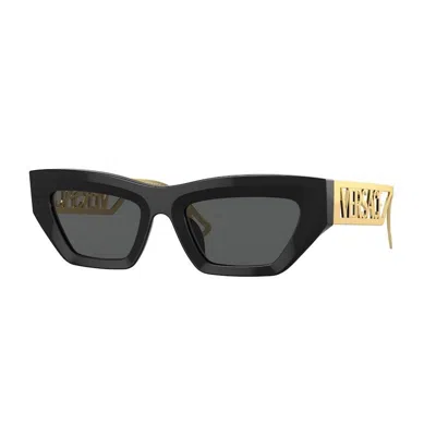 Versace Women's  Ve4432u Gb1/87 Sunglasses In Black
