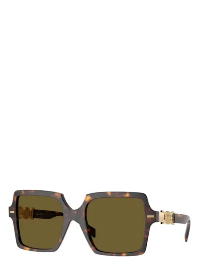 Versace Women's  Ve4441 108/73 Sunglasses In Havana