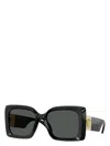 Versace Women's Medusa Plaque 0ve4467u 54mm Square Sunglasses In Black