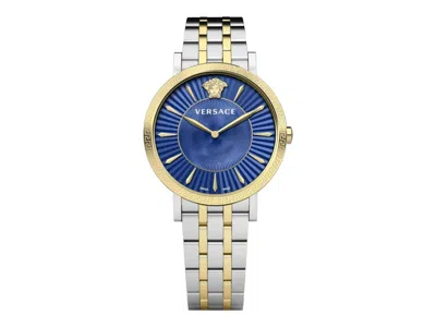 Pre-owned Versace Women's  Veternal Vejl00522 Watch In Stainless Steel In Silver
