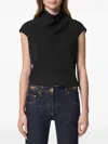 Versace Zip-fastening Top In 1b000 Black