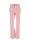 Versace Pink Wool Blend Flared Leg Pant