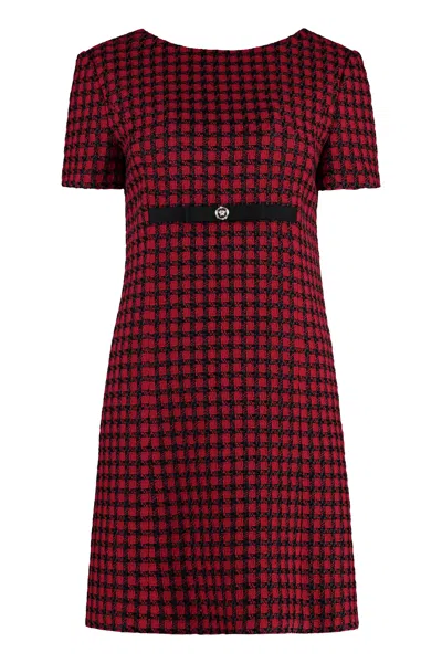 VERSACE WOMEN'S WOOL BLEND TWEED DRESS