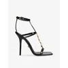 Versace 115 Medusa ‘95 Patent Sandals In Black