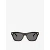 Versace Unisex Polarized Sunglasses Ve2272 In Black