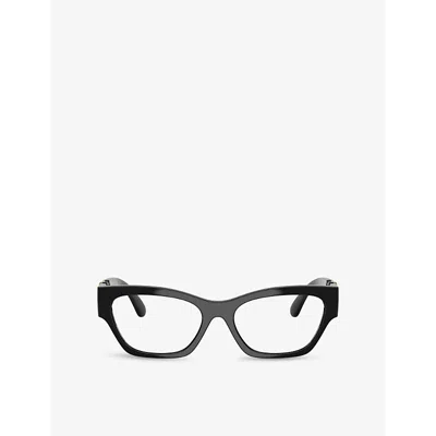 Versace Womens  Ve3367u Cat-eye Optical Glasses In Black