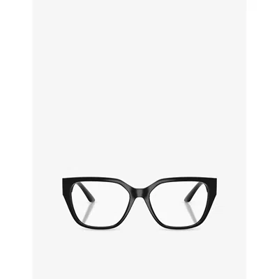 Versace Womens Black Ve3387u Square-frame Acetate Optical Glasses