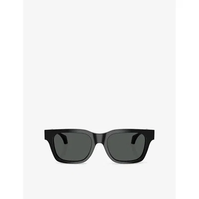 Versace Womens Black Ve4486 Square-frame Acetate Sunglasses