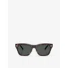 Versace Unisex Sunglasses Ve2272 In Brown