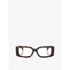 Versace Eyewear Eyeglasses In Brown