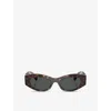 Versace Women's Sunglasses Ve4480u In Brown