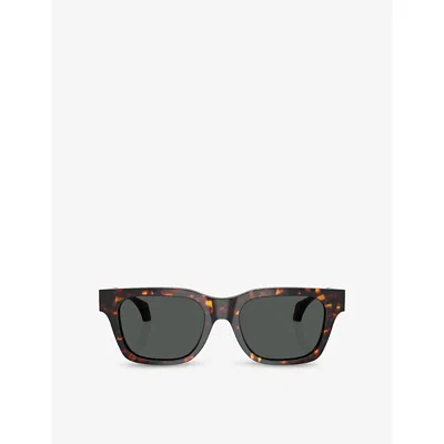 Versace Womens Brown Ve4486 Square-frame Acetate Sunglasses