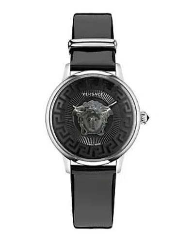Pre-owned Versace Womens Medusa Alchemy Stainless Steel 38mm Strap Fashion Watch