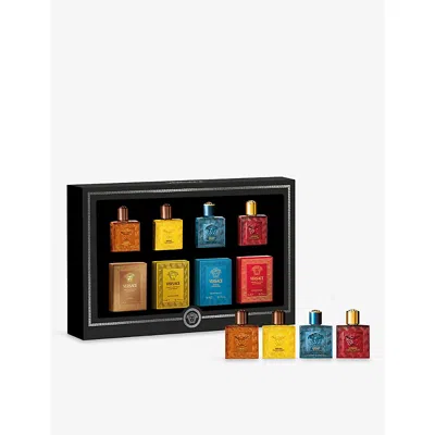 Versace Womens Pour Homme Mens Miniature Set In Transparent