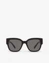 Versace Womens Red Ve4437u Pillow-frame Acetate Sunglasses In Red