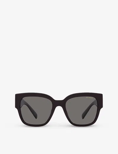 Versace Womens Red Ve4437u Pillow-frame Acetate Sunglasses
