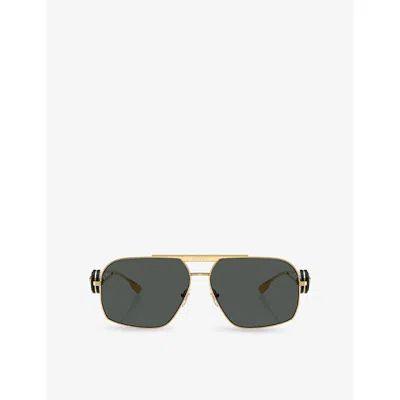 Versace Womens Black Ve4471b Butterfly-frame Acetate Sunglasses