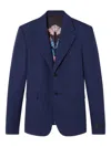 Versace Single-breasted Wool Blazer