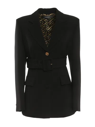 VERSACE WOOL BLAZER