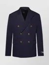 Versace Grain De Poudre Wool Blazer
