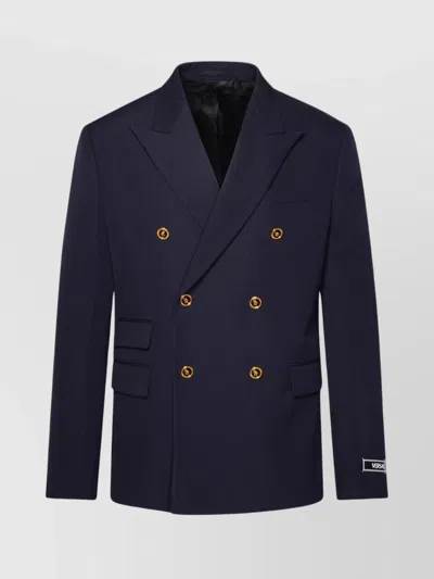 VERSACE WOOL BLAZER GOLD BUTTONS