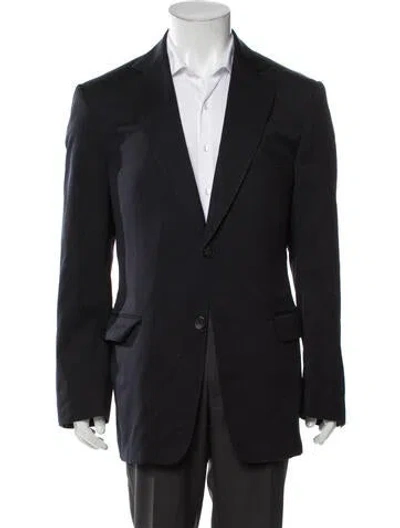Pre-owned Versace Wool Blazer In Gray