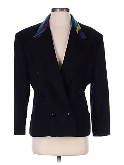 Pre-owned Versace Wool Blazer Jacket In Black