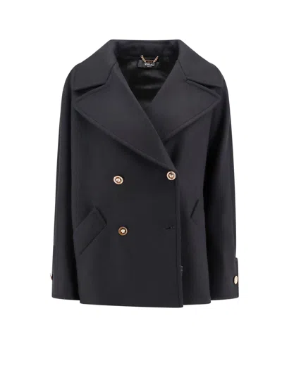 VERSACE WOOL BLEND COAT