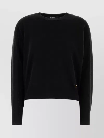 Versace Wool Blend Crew Neck Sweater