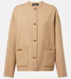 Shop Versace Wool-blend Jacket