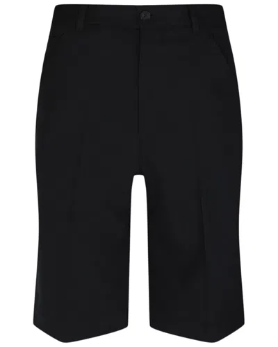 Versace Wool-blend Short In Black
