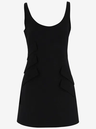 Versace Mini Dress In Black