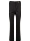 Versace Dv Flared Trousers In Black