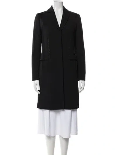 Pre-owned Versace Wool Coat In Gray