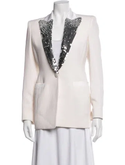 Pre-owned Versace Wool Evening Jacket In Neutrals