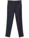 Versace Klassische Wollhose In Blau