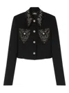 Versace Blazer Informal In Crepe Di Lana Light Weight In Multi