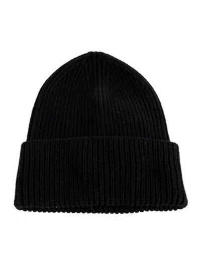Pre-owned Versace Wool Knitted Beanie In Black