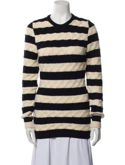 Pre-owned Versace Wool Mini Dress In Multi