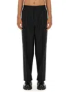 Versace Wool Pants In Black