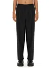 Versace Wool Pants In Black