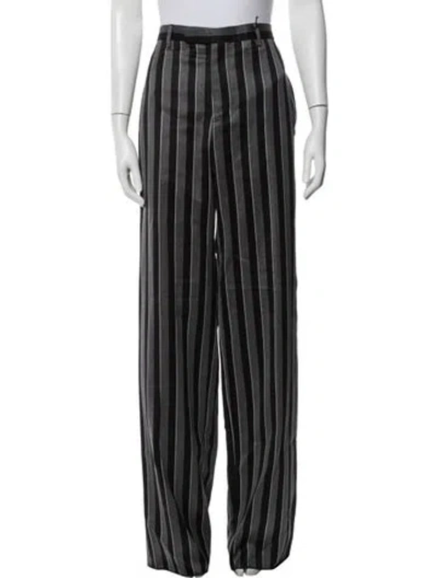 Pre-owned Versace Wool Pants W/ Tags In Black