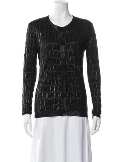 Pre-owned Versace Wool Patterned Sweater In Multi