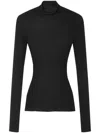 Versace Medusa Knitted Top In Black