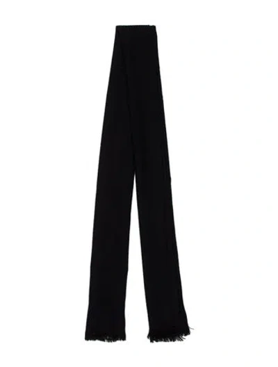 Pre-owned Versace Wool Scarf In Blue