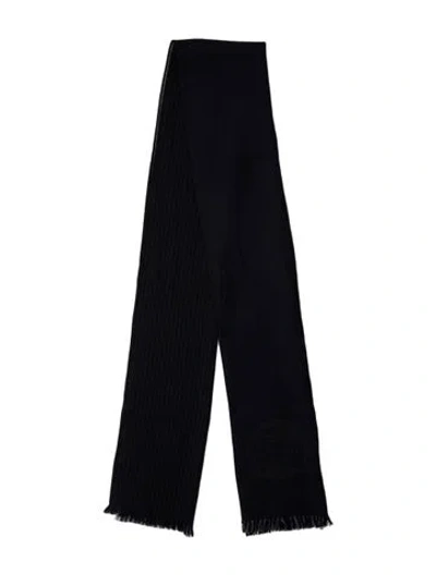 Pre-owned Versace Wool Scarf In Multi