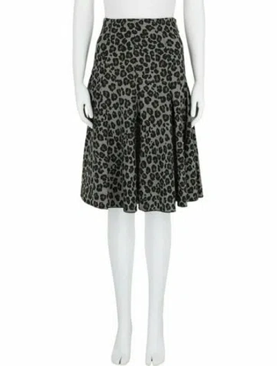 Pre-owned Versace Wool Skirt W/ Tags In Black