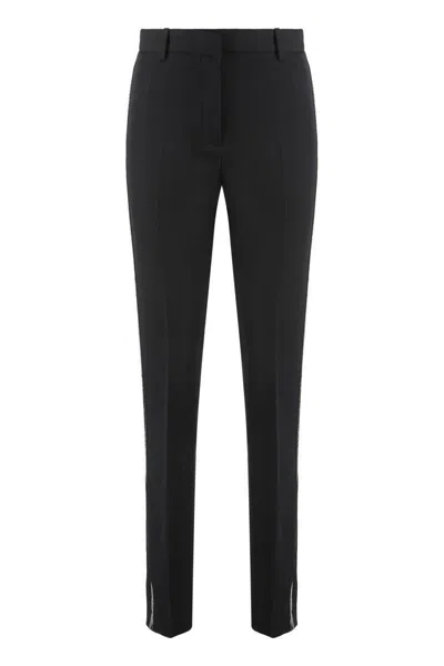 VERSACE VERSACE WOOL TAILORED TROUSERS