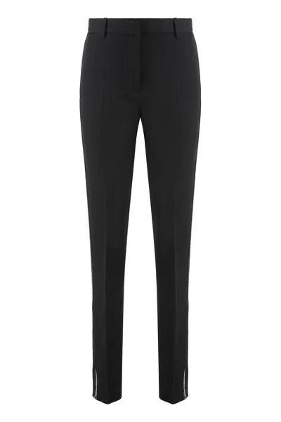 VERSACE WOOL TAILORED TROUSERS