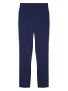 Versace Wool Formal Pants In Blue